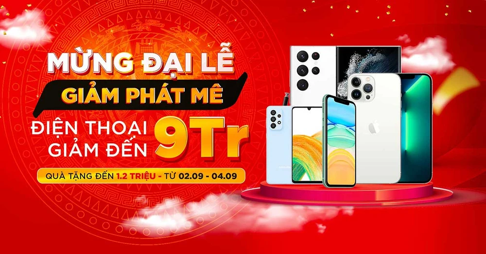 Sale tưng bừng - Mừng đại lễ: Điện thoại, tablet giảm thêm đến 9 triệu đồng
