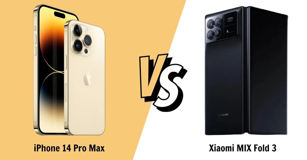 So sánh iPhone 14 Pro Max và Xiaomi MIX Fold 3: Liệu Xiaomi có đánh bại được Apple?