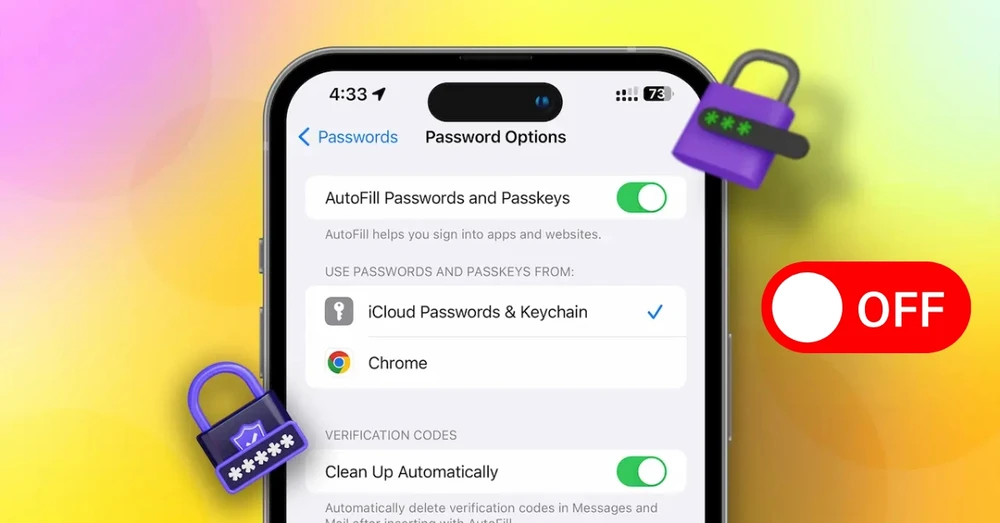 Hướng dẫn cách tắt gợi ý mật khẩu trên iPhone nhanh chóng, đơn giản