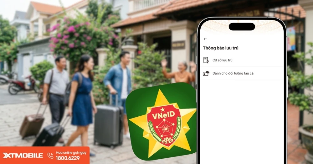 Cách thông báo lưu trú trên VNeID khi người thân ở lại qua đêm