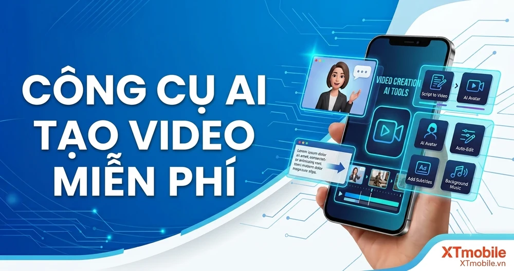 Top 10+ công cụ AI tạo video miễn phí trên điện thoại và máy tính