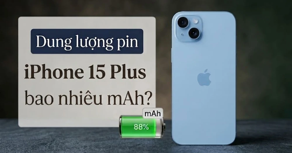 Dung lượng pin iPhone 15 Plus bao nhiêu mAh? Liệu có đủ dùng?