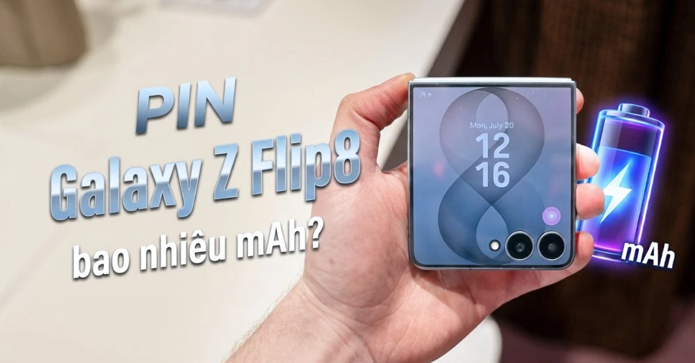 Pin Samsung Galaxy Z Flip8 bao nhiêu mAh? Dùng được bao lâu?