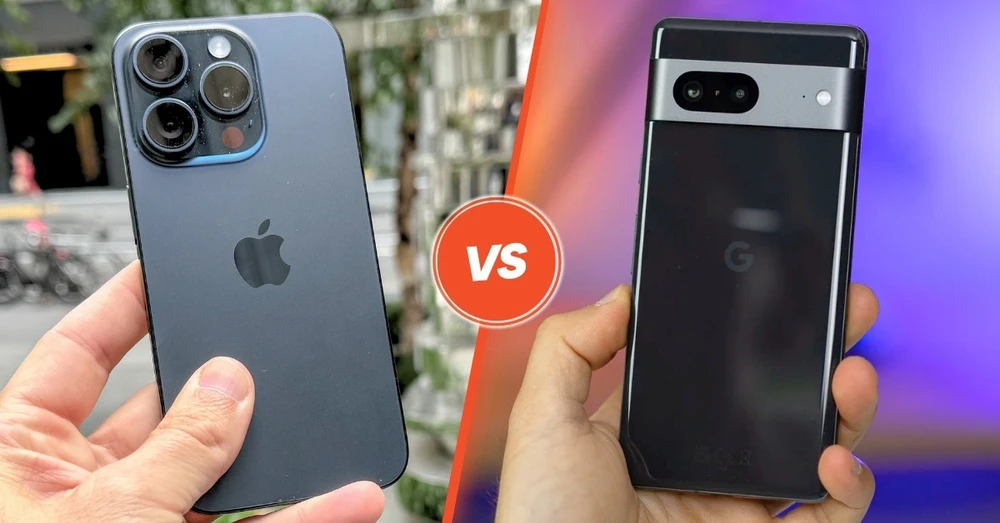 So sánh iPhone 15 Pro và Google Pixel 7: Cựu flagship nào đáng mua?