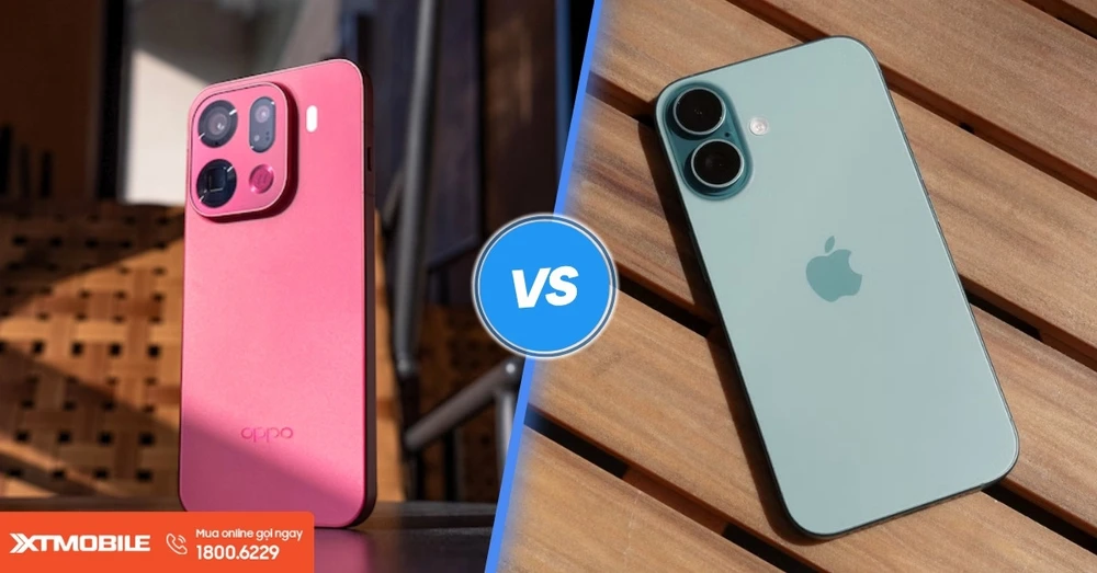 So sánh iPhone 16 và OPPO Find X9: Nên chọn model nào?