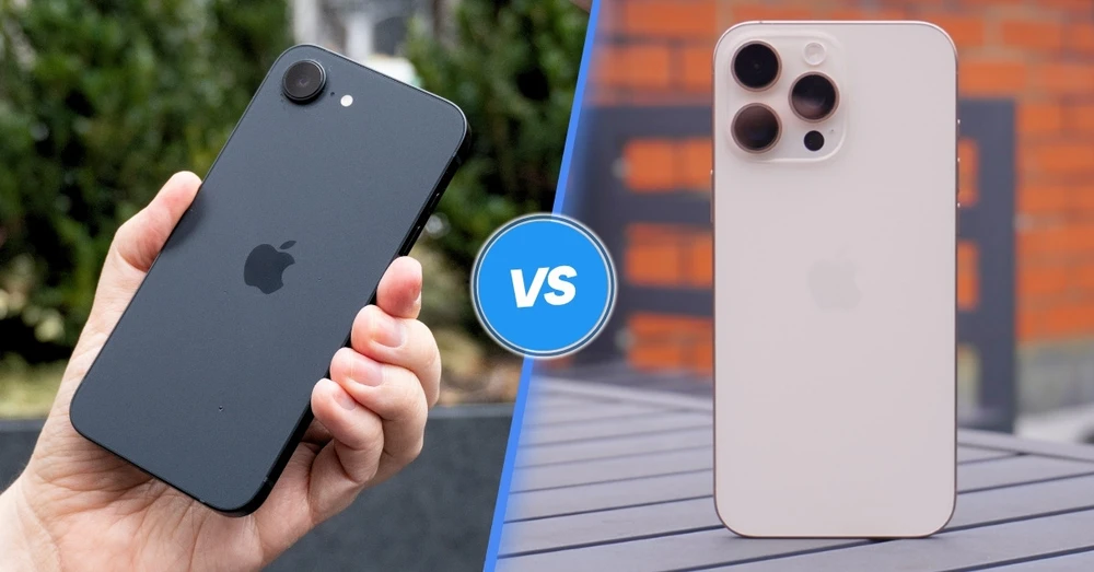 So sánh iPhone 16e và iPhone 16 Pro Max: Bản giá rẻ khác gì model cao cấp?
