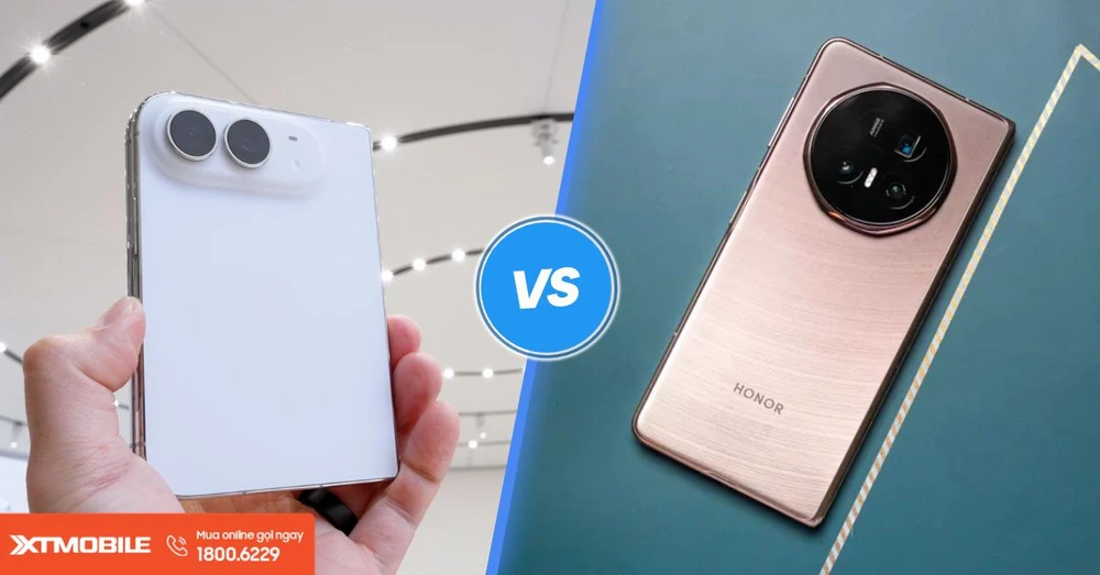So sánh iPhone Duo và HONOR Magic V5: Nên mua điện thoại gập nào?
