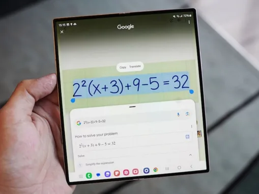 Tính năng Khoanh tròn để tìm kiếm trên Galaxy Z Fold 6