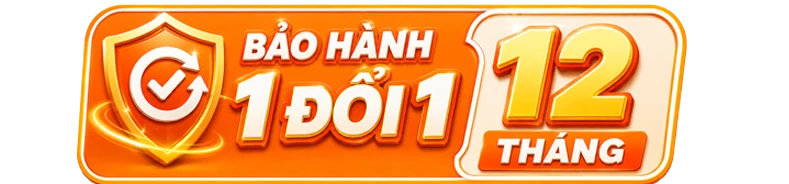 ✧ Tặng bảo hành 1 đổi 1 12 tháng