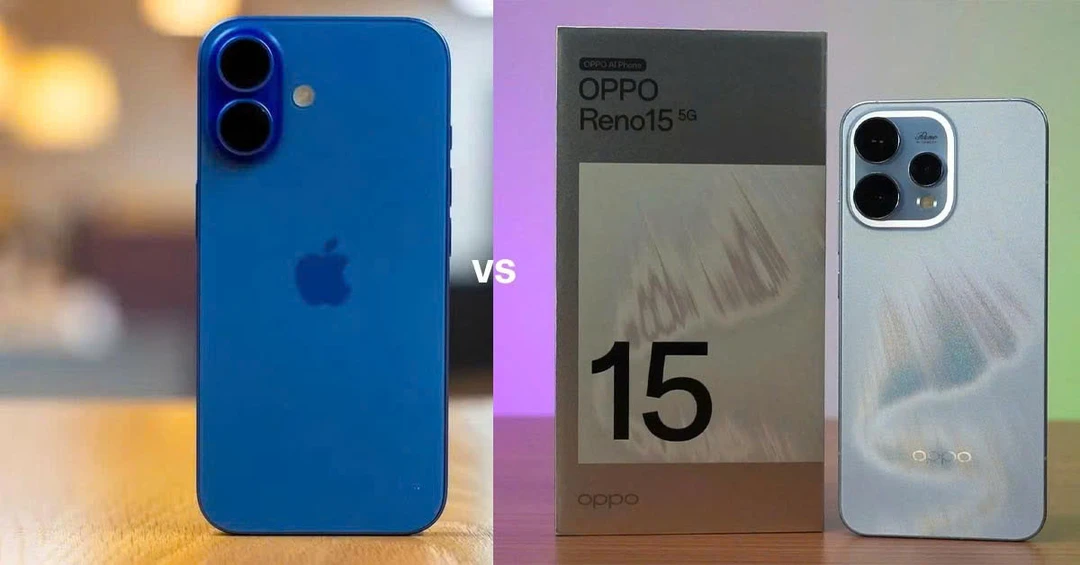 Nên mua iPhone 16 hay Oppo Reno 15: Khi cả hai đều tốt?