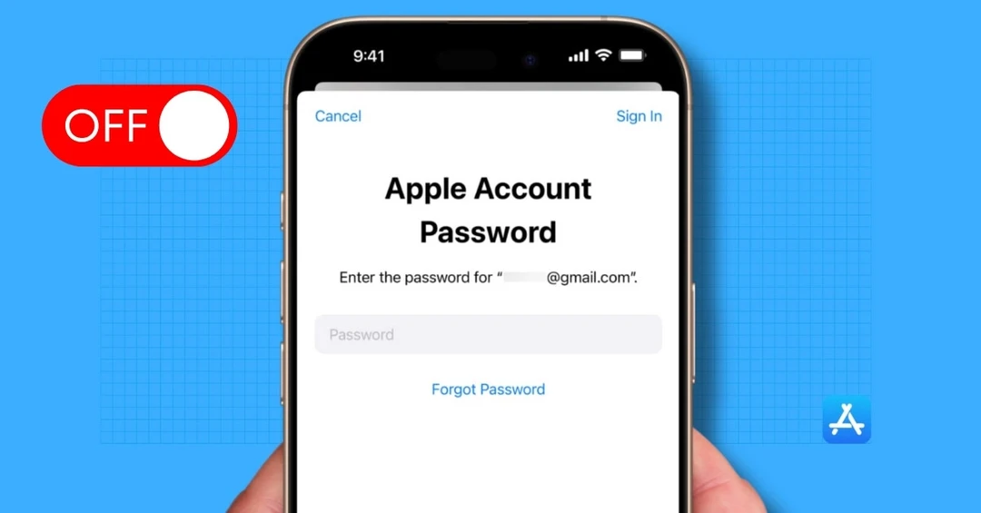 Hướng dẫn tắt nhập mật khẩu khi tải app trên điện thoại iPhone