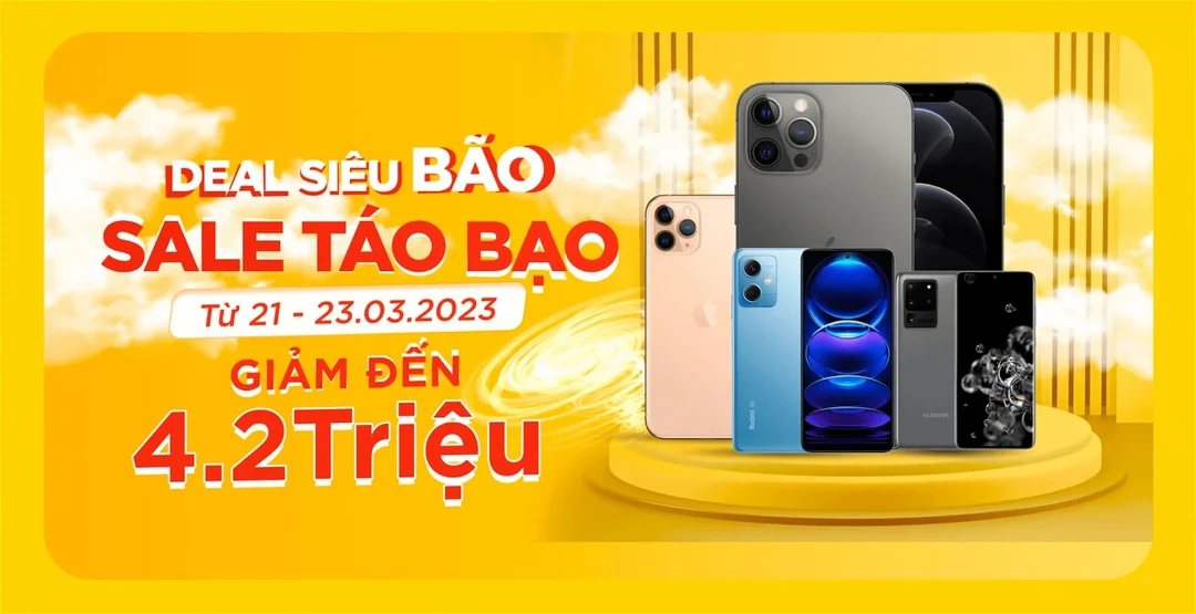 Deal siêu bão - Sale táo bạo: Hàng loạt điện thoại giảm đến 4.2 triệu tại XTmobile