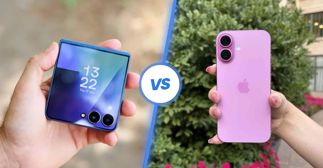 So sánh Samsung Galaxy Z Flip 7 và iPhone 16: Chọn flagship nhỏ gọn nào?