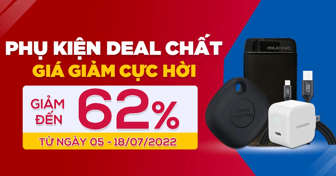 Mua phụ kiện chính hãng giá rẻ tại XTmobile, giảm đến 62%