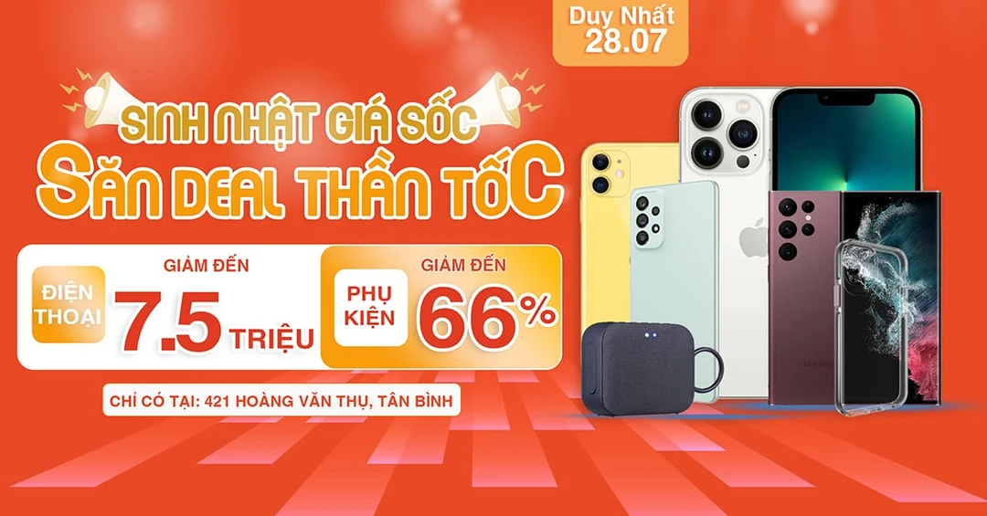 Duy nhất 28/07: Điện thoại đồng loạt giảm đến 7,5 triệu tại XTmobile 421 Hoàng Văn Thụ