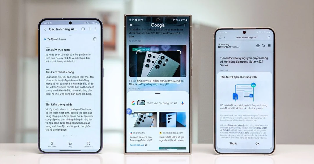Top điện thoại Samsung có AI tốt đáng mua nhất hiện nay