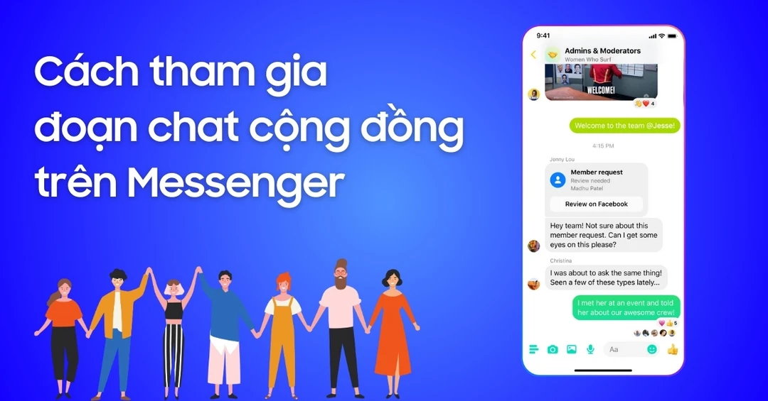 Cách tham gia đoạn chat cộng đồng trên Messenger chi tiết nhất