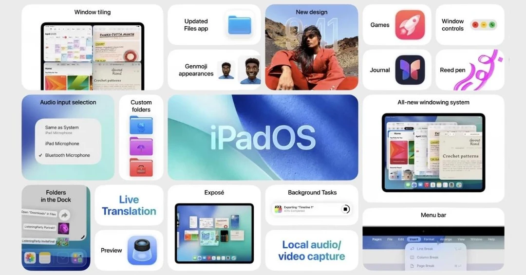 iPadOS 26 ra mắt: Đa nhiệm kiểu macOS, giao diện mới và loạt nâng cấp AI