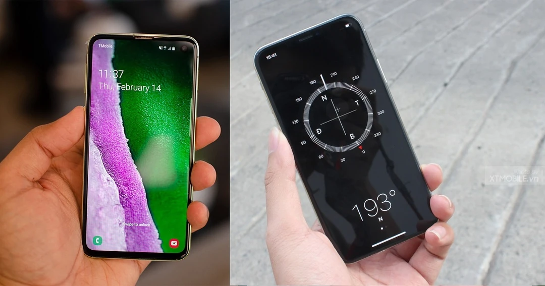 Nên mua iPhone X hay Galaxy S10e khi giá bán ngang nhau?