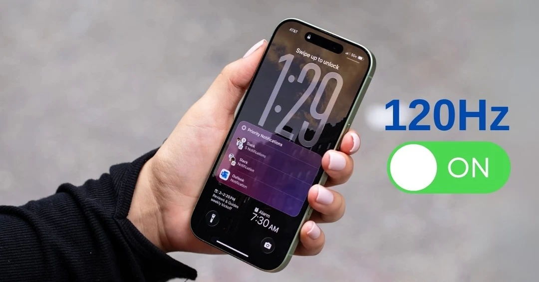 Cách bật/tắt 120Hz trên iPhone 17, tối ưu thời lượng pin