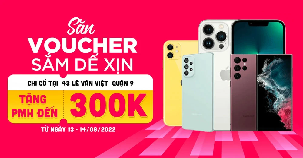 Tặng PMH đến 300K khi mua sản phẩm tại XTmobile 43 Lê Văn Việt