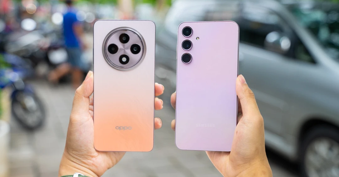 Dưới 10 triệu, nên OPPO Reno12 F 5G hay Galaxy A55 5G?