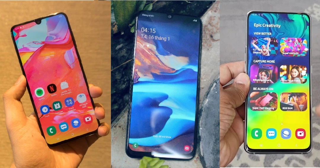 So sánh Galaxy A80, Galaxy A70, Galaxy A50: Gà cùng 1 mẹ vẫn 'đá' nhau