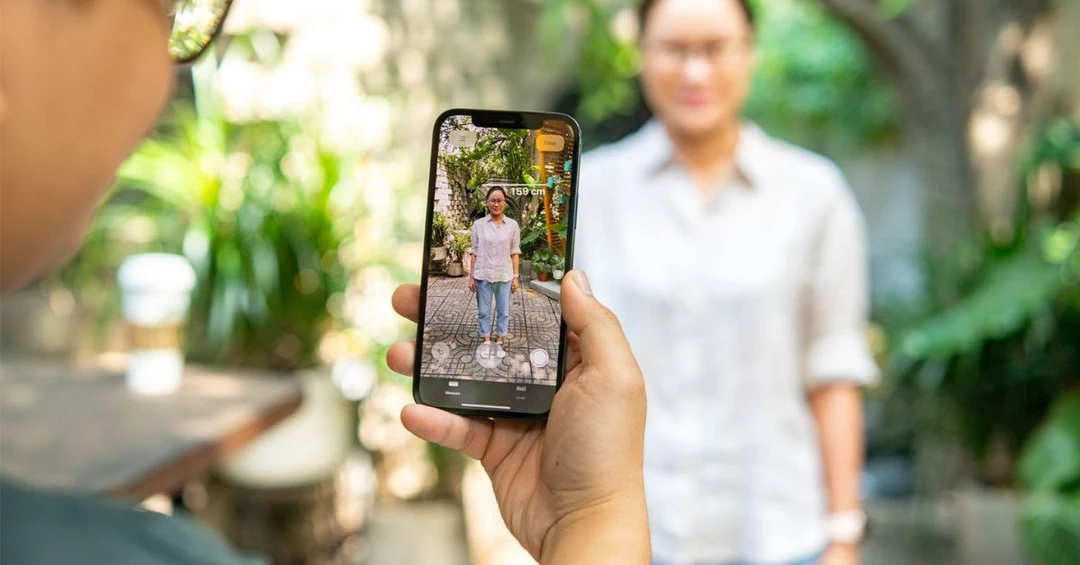 Hướng dẫn sử dụng iPhone 12 Pro và iPhone 12 Pro Max để đo chiều cao
