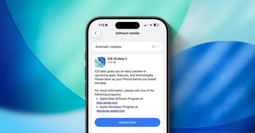 Tất tần tật tính năng mới trên iOS 26 Beta 2