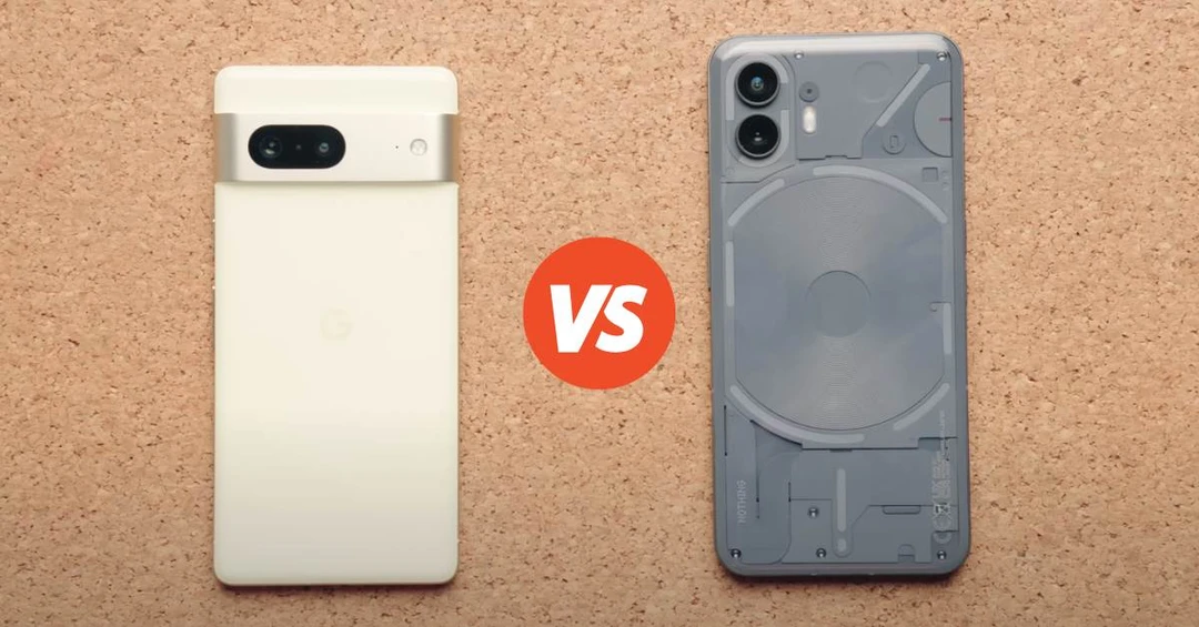So sánh Google Pixel 7 với Nothing Phone (2): Đã xuất hiện đối thủ khiến Google phải lo ngại?