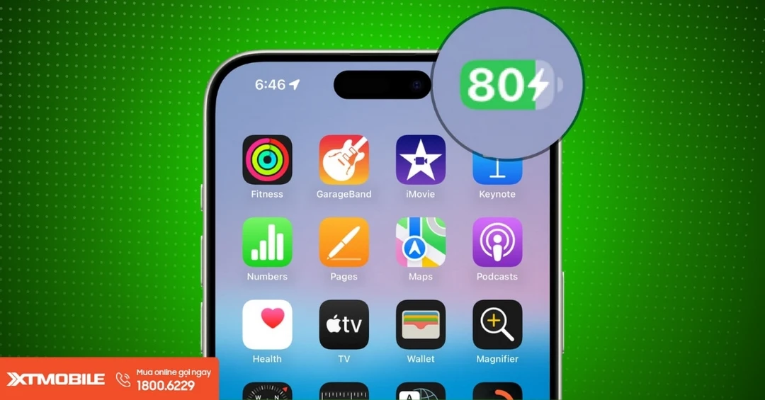Sạc pin iPhone đến 80% là dừng: Nguyên nhân và cách khắc phục