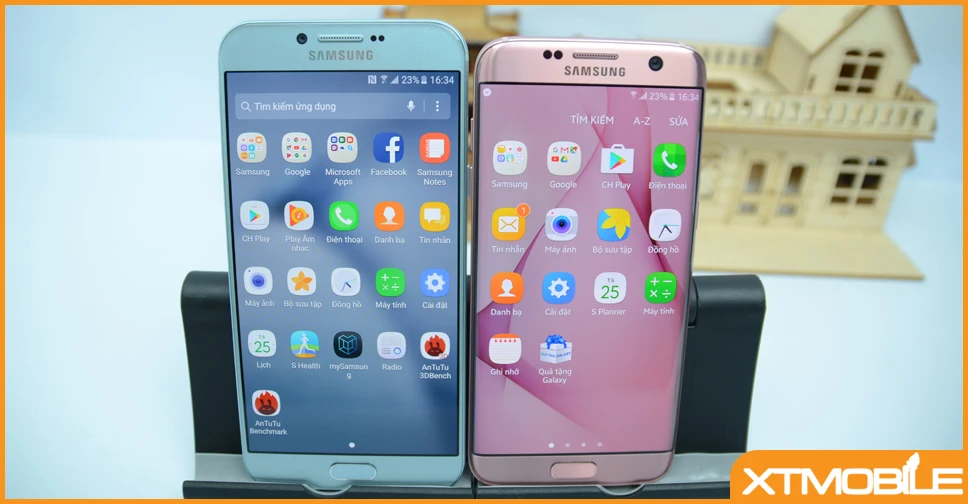 So sánh Samsung Galaxy A8 (2016) và Galaxy S7 Edge: Cuộc chiến sinh tồn của những người kế nhiệm