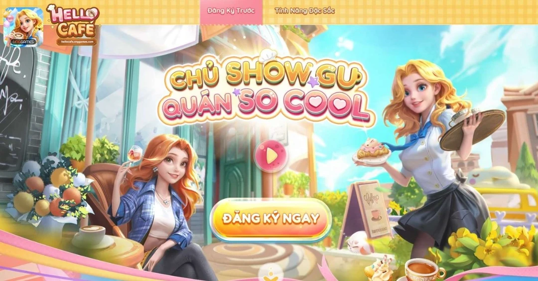 Game Hello Café cực hot đã chính thức mở đăng ký tại Việt Nam