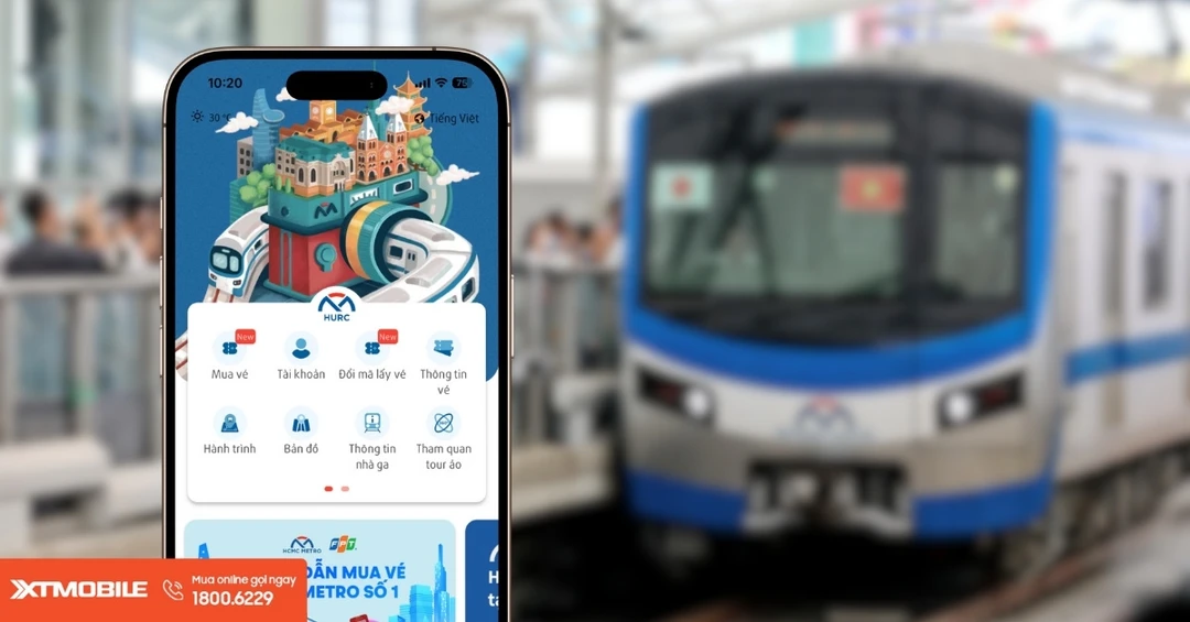 Hướng dẫn cách mua vé Metro online tại nhà cực tiện lợi