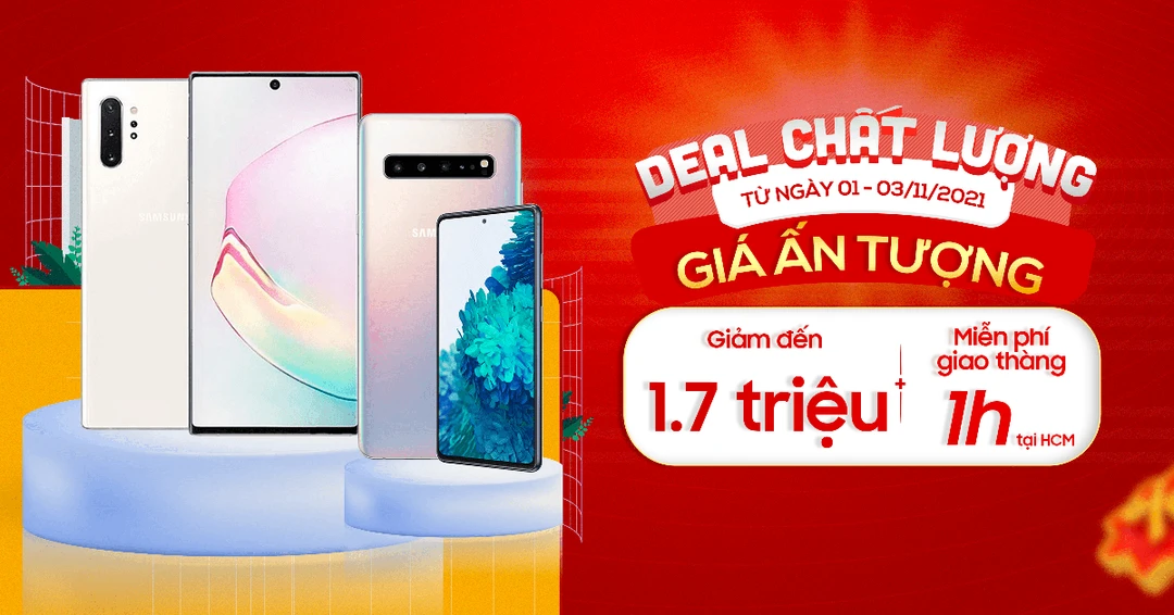 Sale khủng đầu tháng: Galaxy Note 10 Plus 5G, S20 5G giảm đến 1,7 triệu