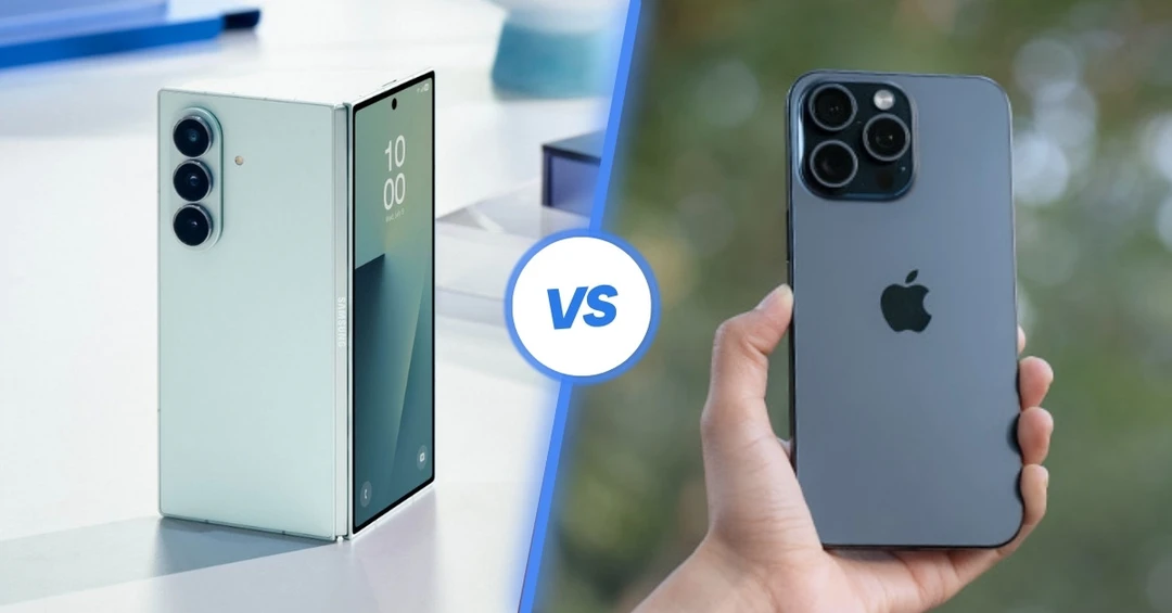 So sánh Samsung Galaxy Z Fold 7 và iPhone 15 Pro Max: Chọn flagship nào?
