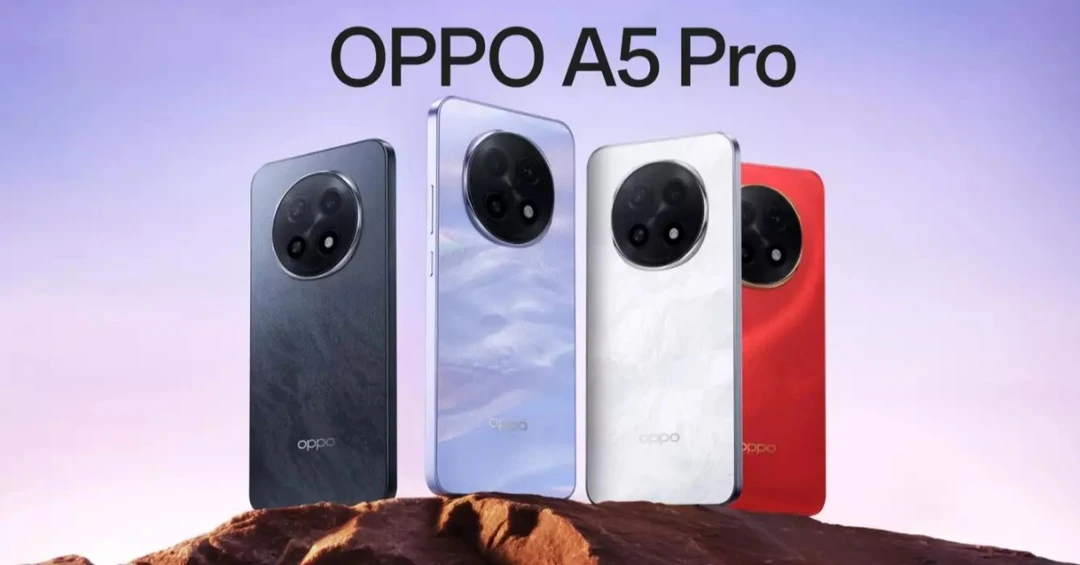 OPPO A5 Pro ra mắt: Màn hình 120Hz, Dimensity 7300, pin 6000mAh và độ bền IP69