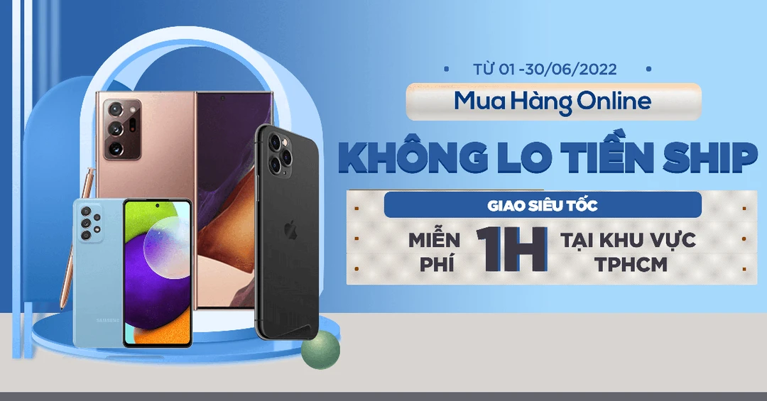 Mua hàng Online - Giao miễn phí tận nhà trong 1h tại TPHCM