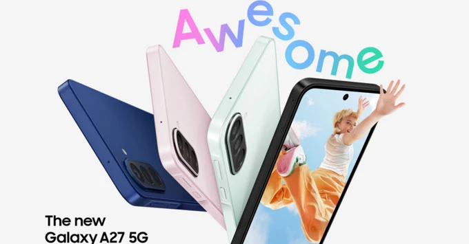 Samsung Galaxy A27 5G ra mắt: Chi tiết thông số cấu hình