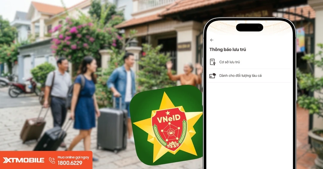 Cách thông báo lưu trú trên VNeID khi người thân ở lại qua đêm