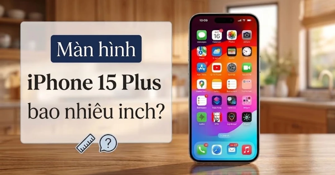 Màn hình iPhone 15 Plus bao nhiêu inch? Có điểm gì nổi bật?