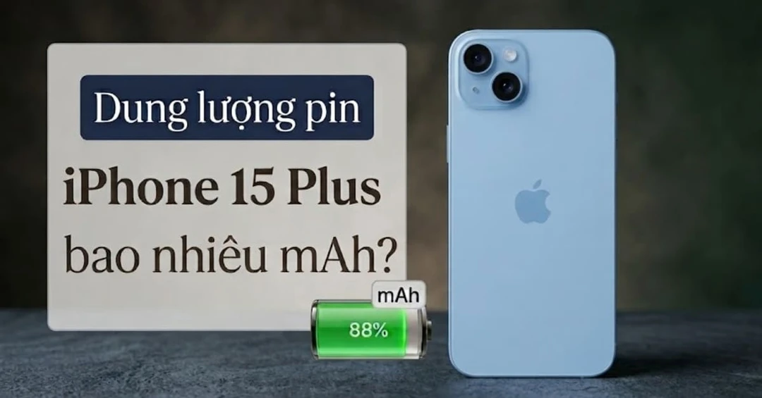 Dung lượng pin iPhone 15 Plus bao nhiêu mAh? Liệu có đủ dùng?