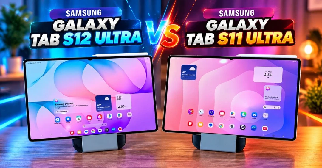 So sánh Samsung Galaxy Tab S12 Ultra và Galaxy Tab S11 Ultra: Có đáng nâng cấp?
