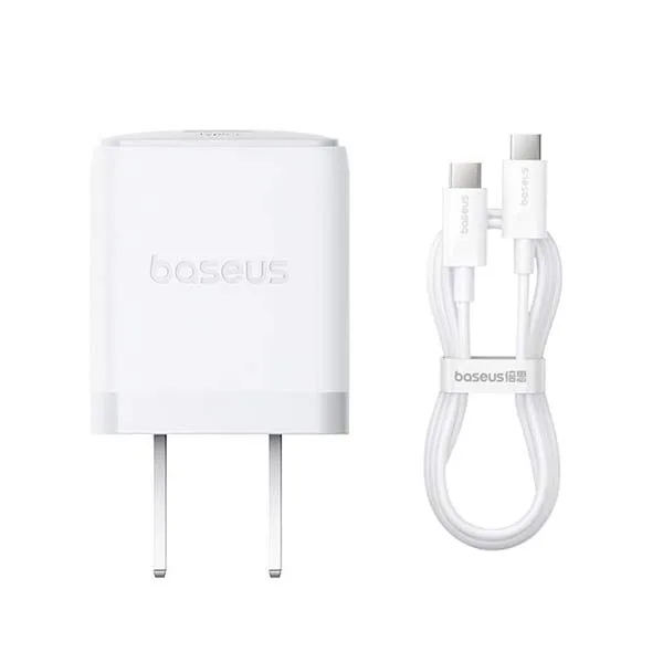 Bộ sạc Baseus Palm 1C 20W US (with Cable USB C to USB C 1m) - hình ảnh sản phẩm