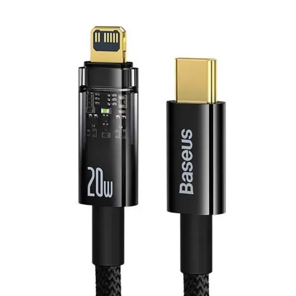 Cáp sạc nhanh tự ngắt Baseus Explorer Series Type C to IP 20W 1m - hình ảnh sản phẩm