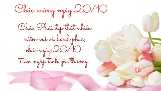Background 20/10 kèm lời chúc