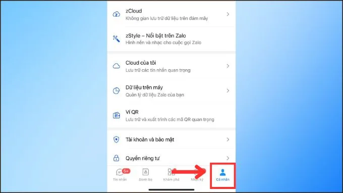 Cách tắt chế độ đã xem trên Zalo bằng điện thoại