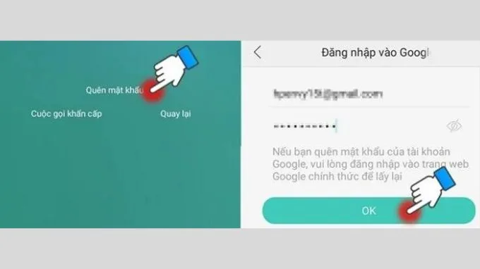Cách khôi phục mật khẩu điện thoại Android bị quên sử dụng tài khoản Google