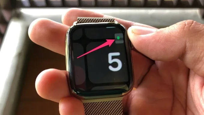 Trường hợp không thể nhập mật khẩu khi màn hình Apple Watch bị phóng to