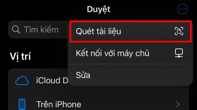 Cách scan tài liệu trên iPhone trong ứng dụng Files (Tệp)